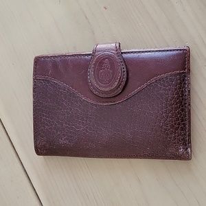 Mark Cross Vintage Brown Leather Bifold Wallet